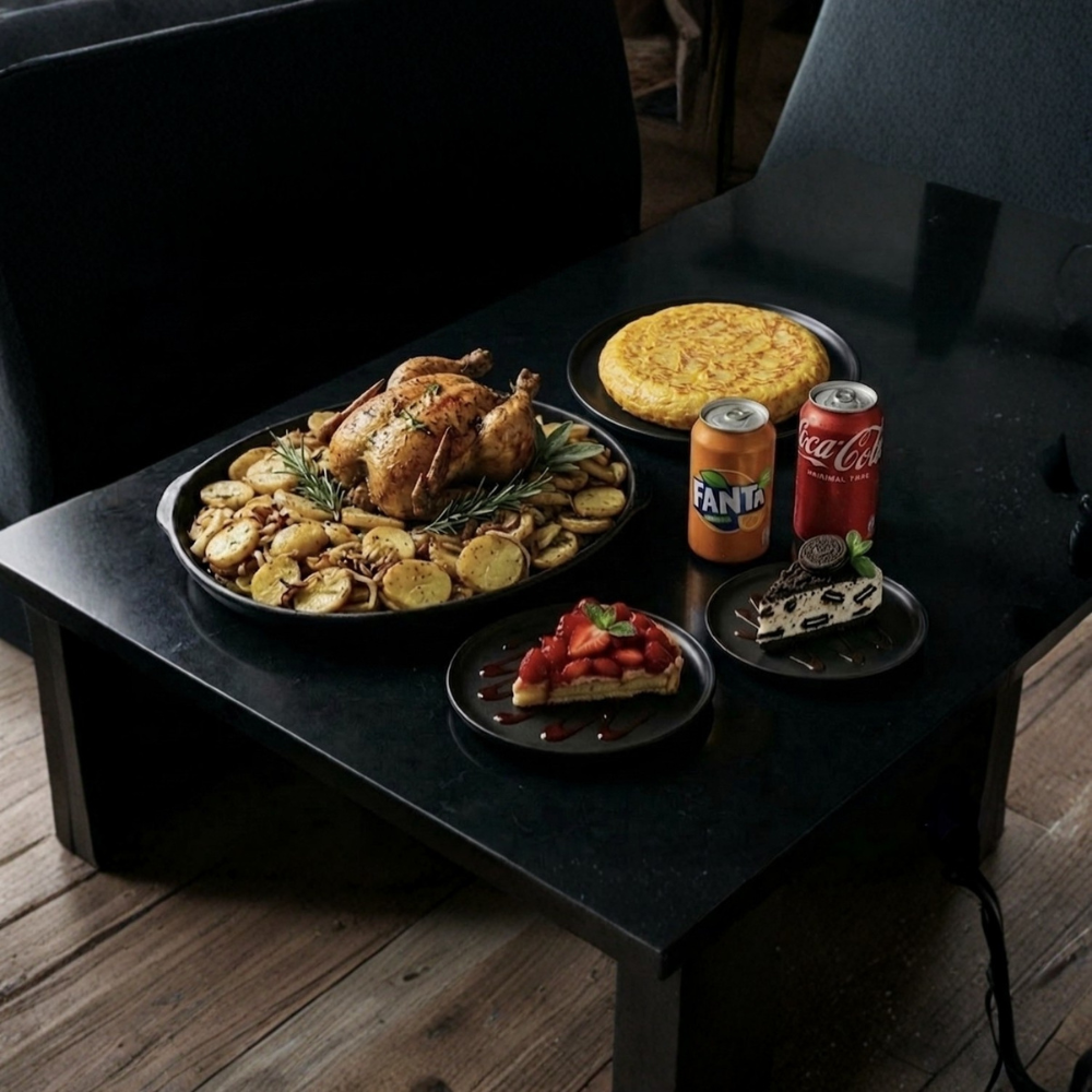 Menú Familiar 4 Pollos